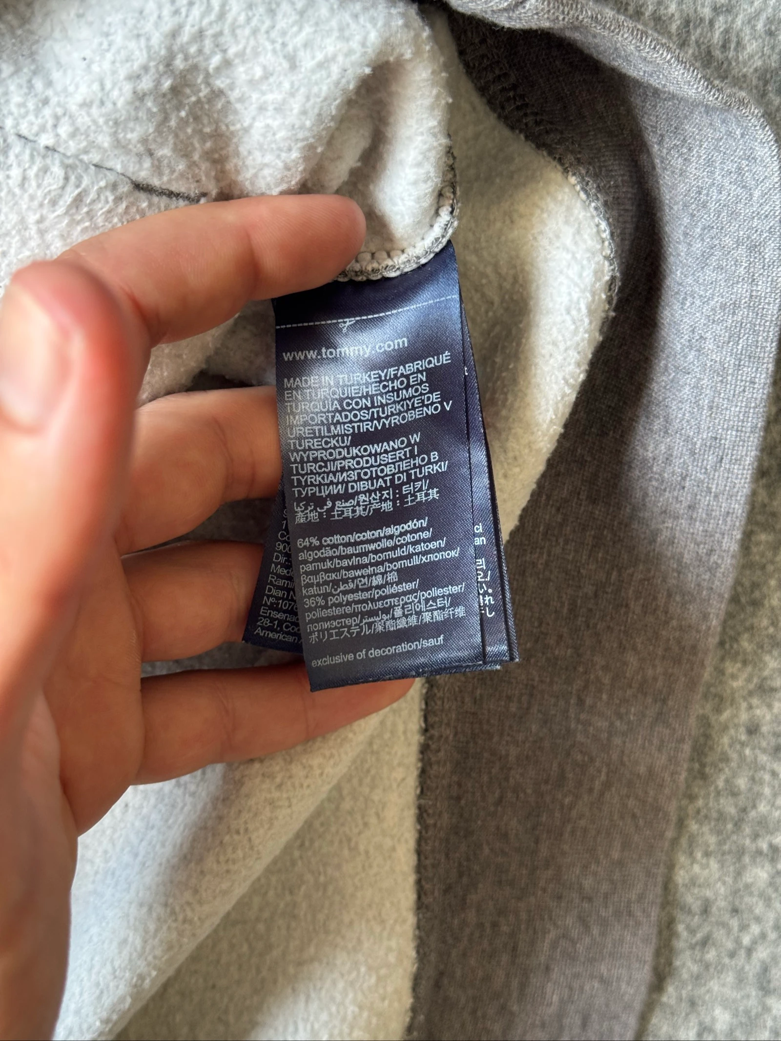 Sweatshirt Tommy Hilfiger Grey - M – photo 8